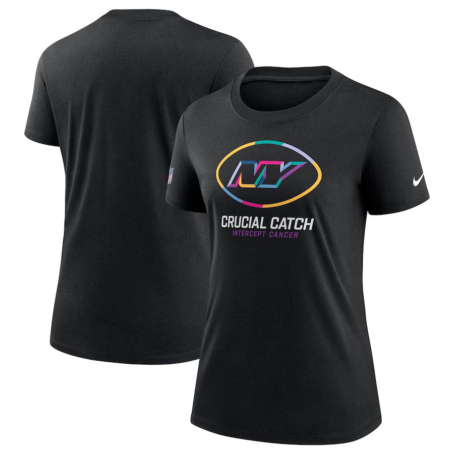 Women New York Giants2024 Nike NFL black T shirts 